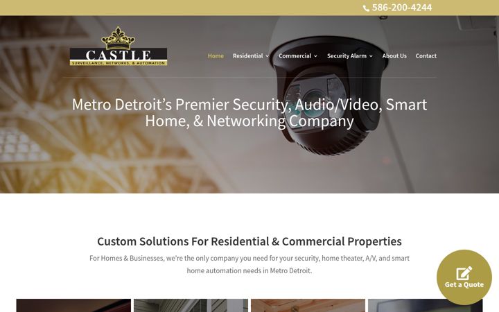 Screenshot of castledetroit.com
