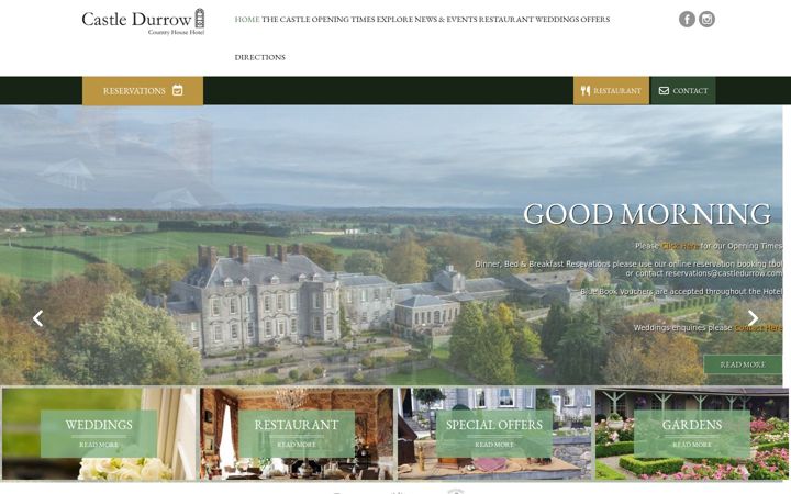 Screenshot of castledurrow.com