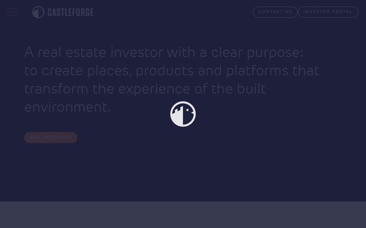 Screenshot of castleforge.com