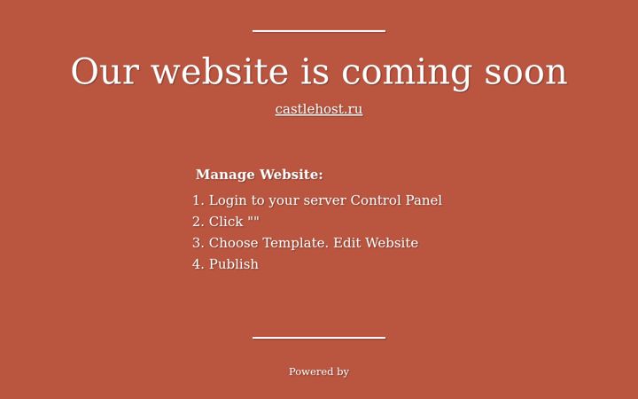 Screenshot of castlehost.ru