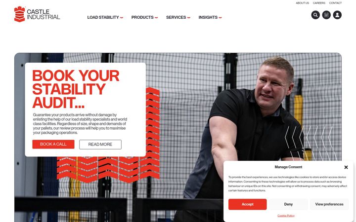 Screenshot of castleindustrial.com