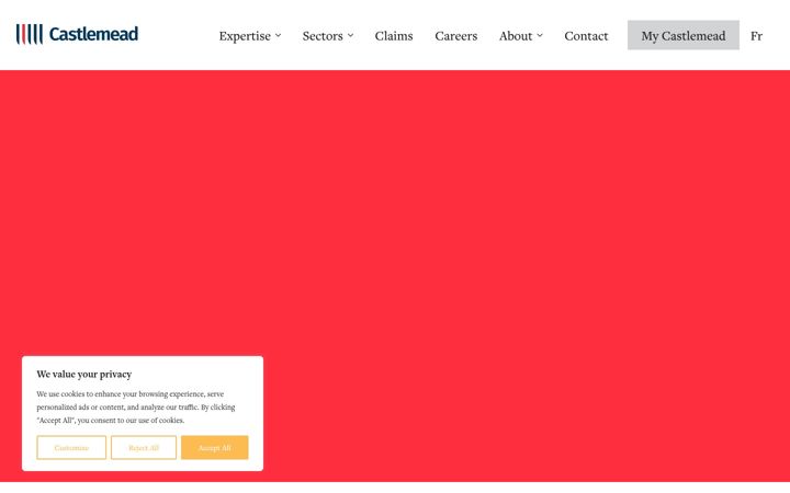Screenshot of castlemead.com