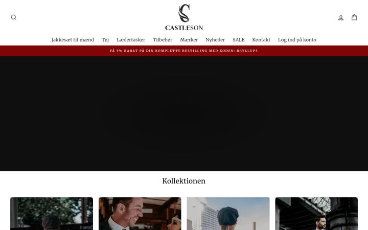 Screenshot of castleson.dk