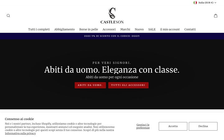 Screenshot di castleson.it