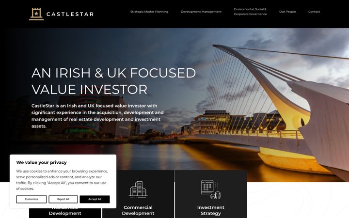 Screenshot of castlestar.ie
