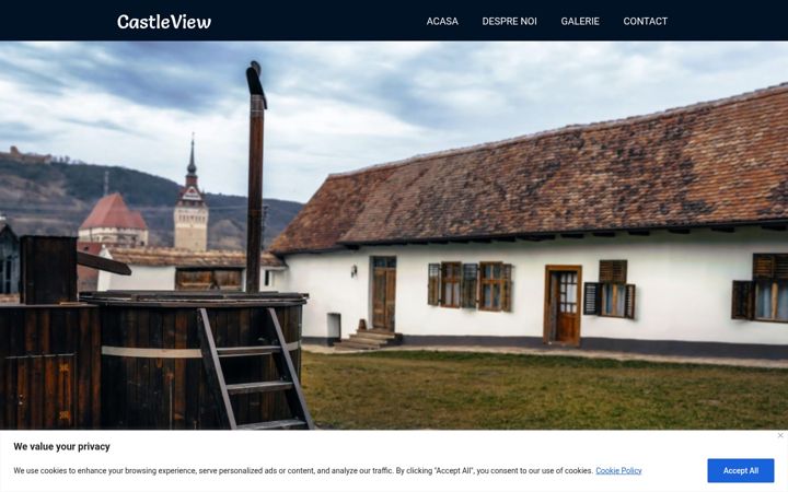 Screenshot of castleview.ro