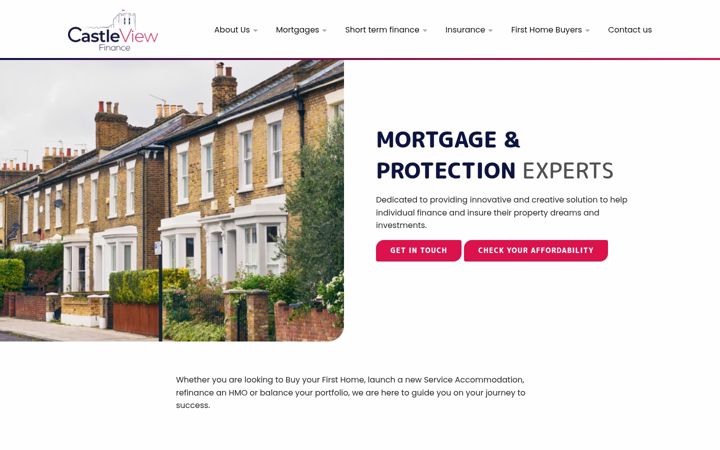 Screenshot of castleviewfinance.com