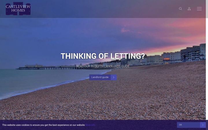 Screenshot of castleviewhomes.co.uk