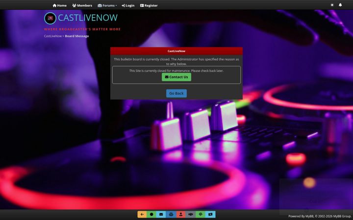 Screenshot of castlivenow.com