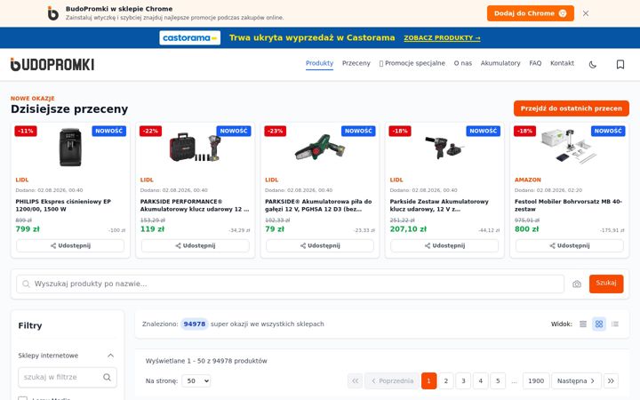 Screenshot of castodeals.pl