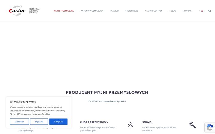 Screenshot of castor.com.pl