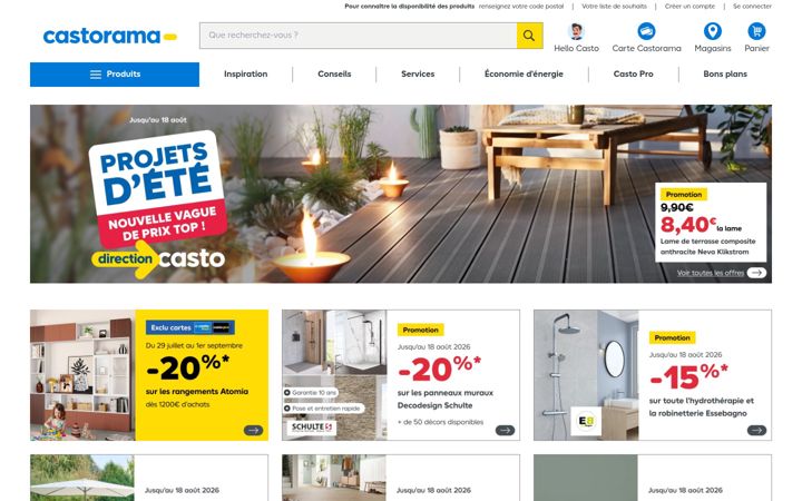 Screenshot of castorama.fr