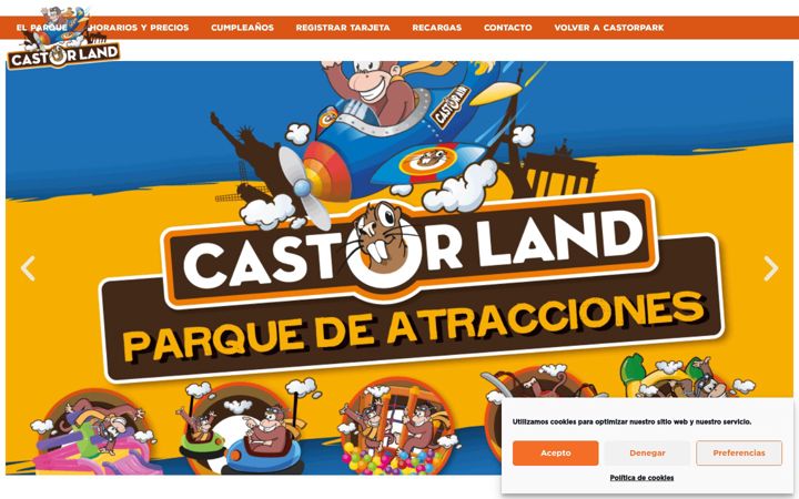 Screenshot of castorland.es