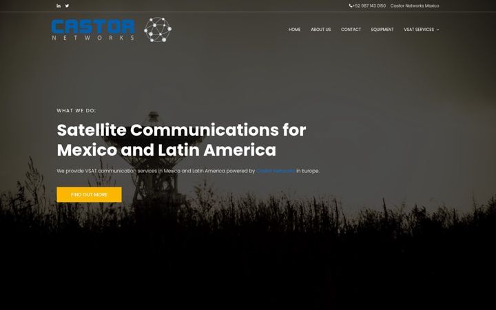 Screenshot of castornetworks.com.mx