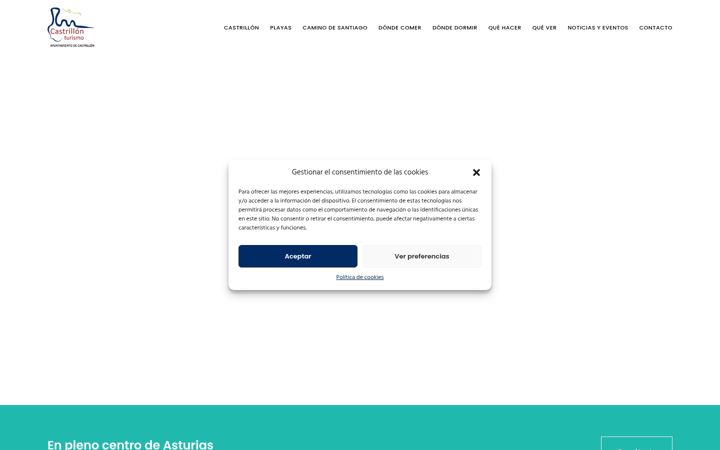 Screenshot of castrillonturismo.es