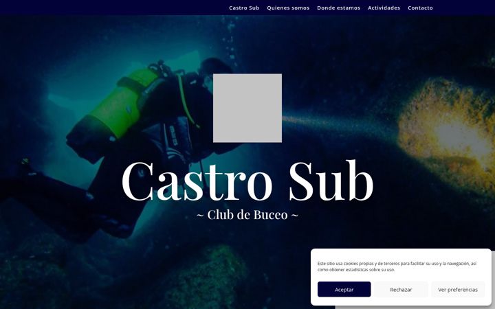 Screenshot of castro-sub.es