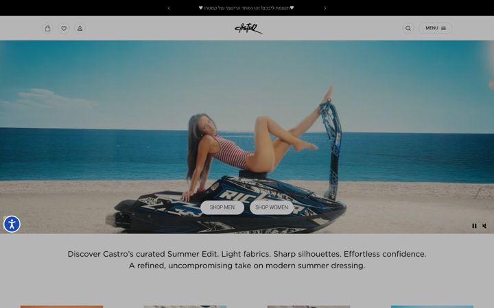Screenshot ta' castro.com