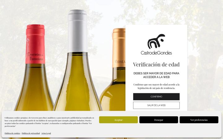 Screenshot of castrodegondes.es