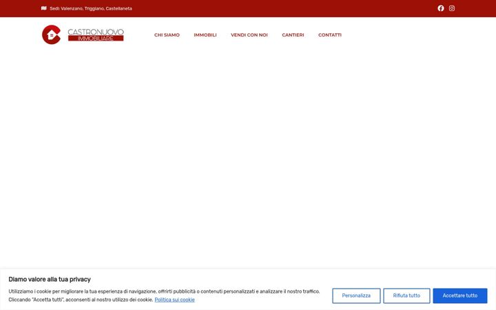 Screenshot di castronuovoimmobiliare.it