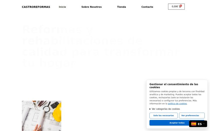 Screenshot of castroreformas.es