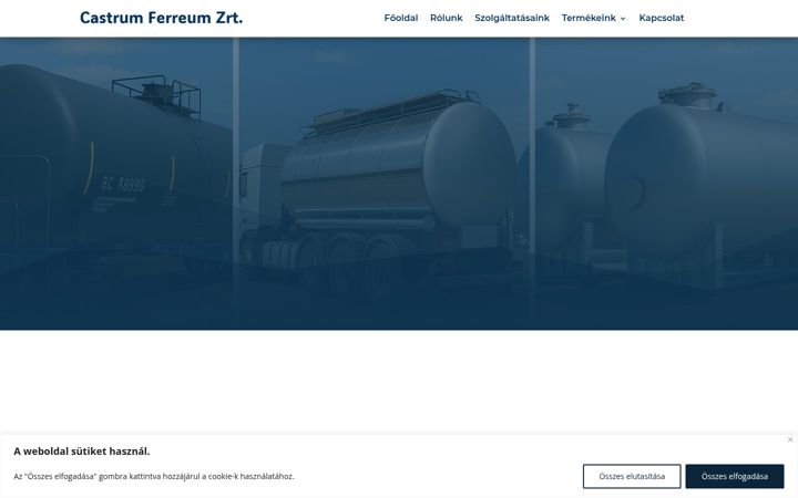 Screenshot of castrumferreum.hu
