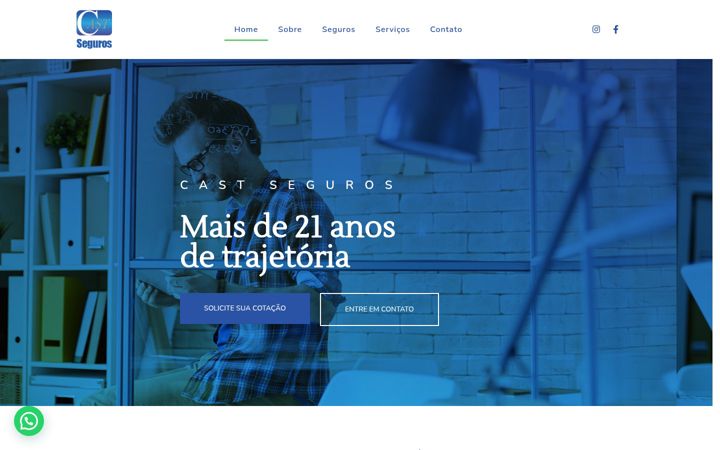 Screenshot of castseguros.com