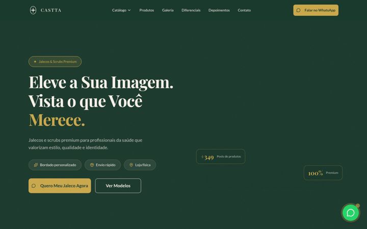 Screenshot of castta.com.br