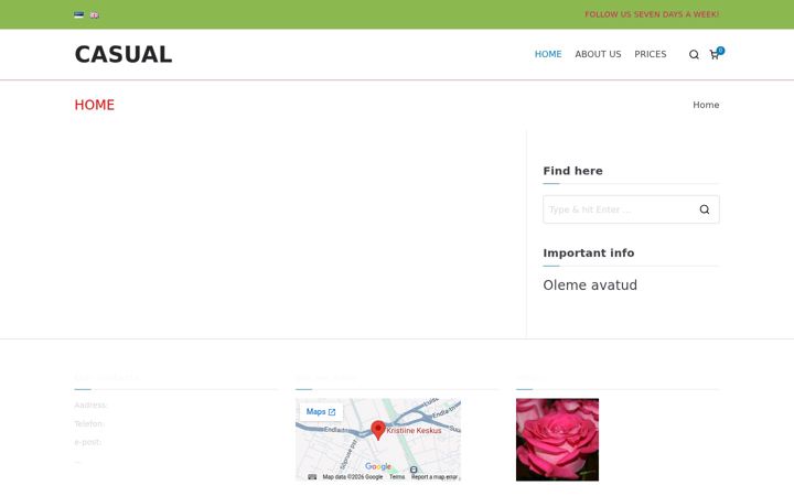 Screenshot of casual.ee