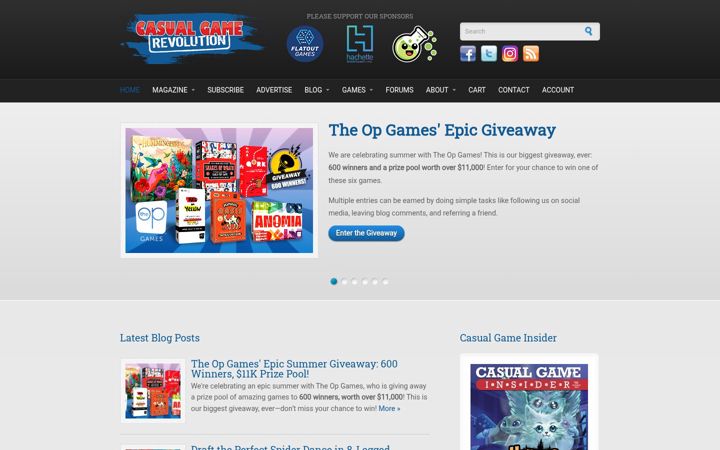 Screenshot of casualgamerevolution.com