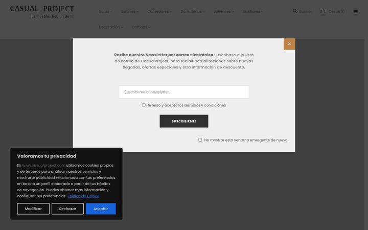 Screenshot of casualproject.com