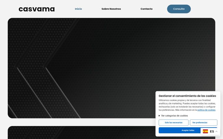 Screenshot of casvama.com