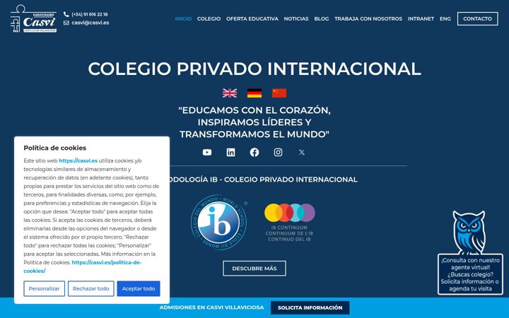 Screenshot of casvi.es