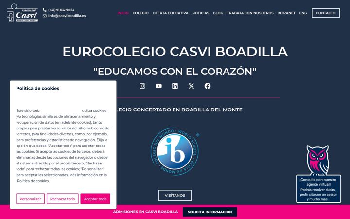 Screenshot of casviboadilla.es