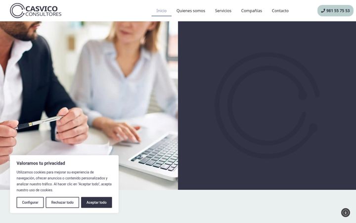 Screenshot of casvicoconsultores.com