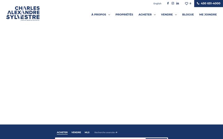 Screenshot of casylvestre.com