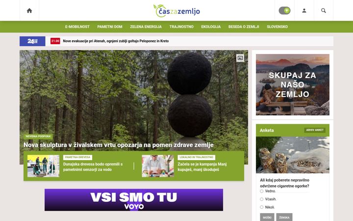 Screenshot von caszazemljo.si