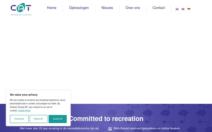 Screenshot of cat.nl