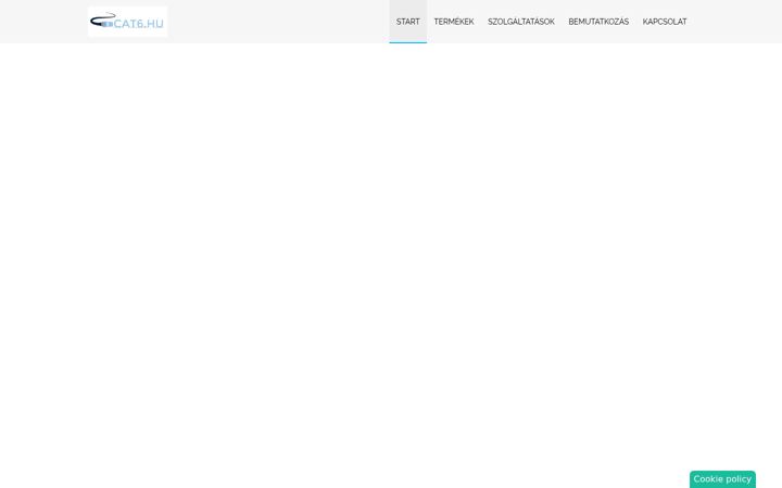 Screenshot of cat6.hu