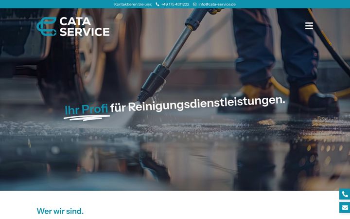 Screenshot of cata-service.de