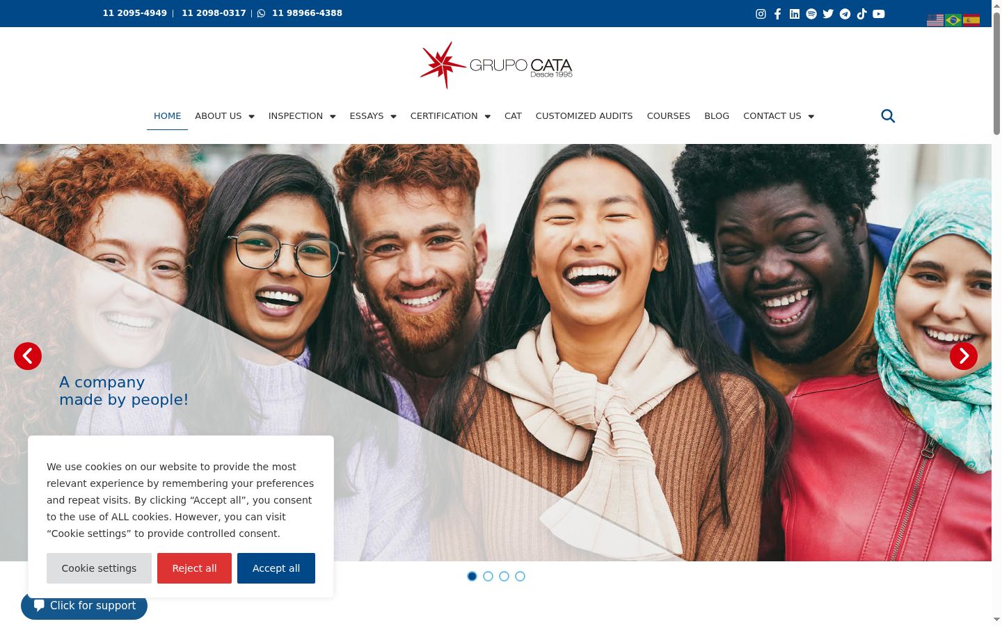 Sutikimo reklamjuostės, rodytos prieš bet kokią sąveiką, ekrano kopija