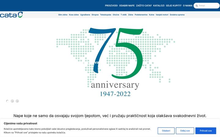 Screenshot of cata.hr