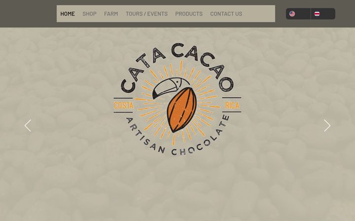 Screenshot of catachocolate.com