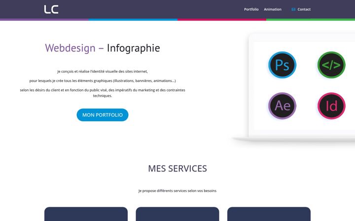 Screenshot of catalalaurine.fr