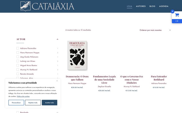 Screenshot of catalaxia.pt