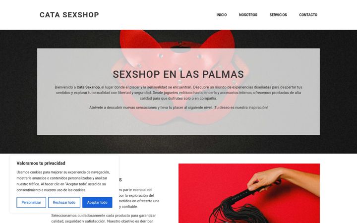 Screenshot of catalina-sexshop.es