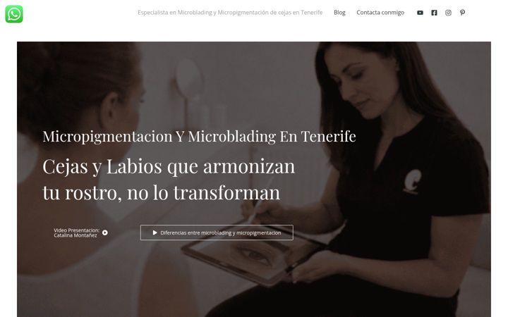 Screenshot of catalina.com.es