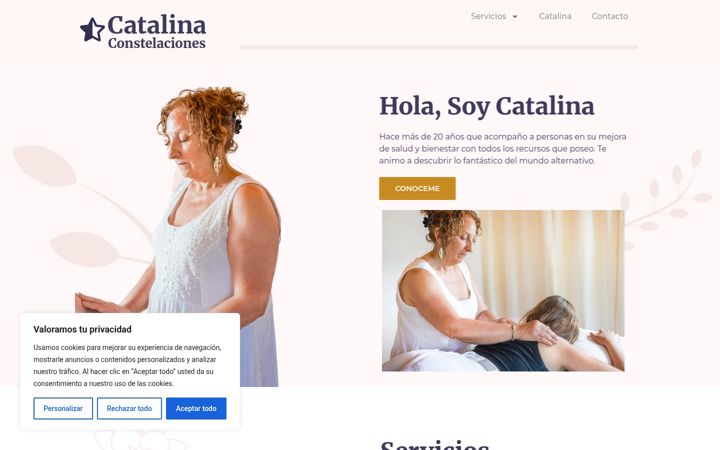 Screenshot of catalinaconstelaciones.com