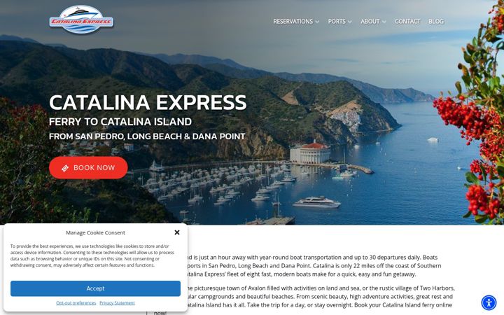 Screenshot von catalinaexpress.com