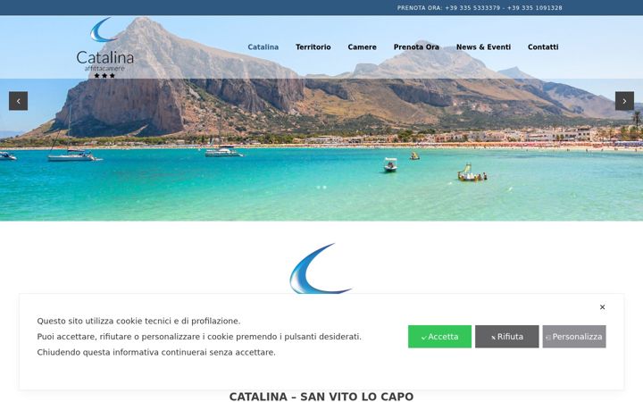 Screenshot di catalinasanvitolocapo.it