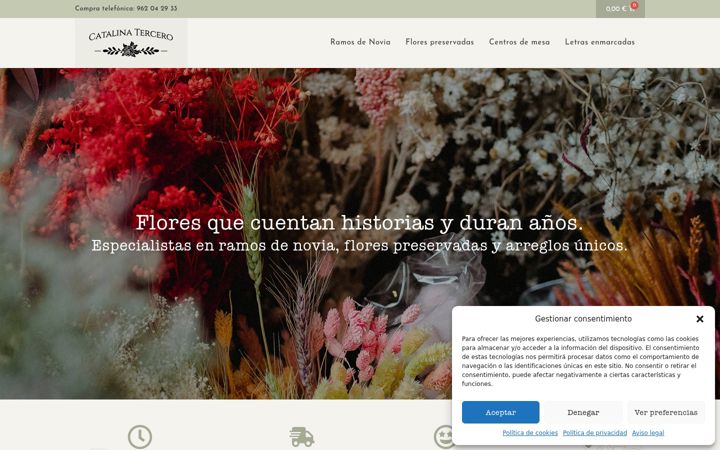 Screenshot of catalinatercero.com